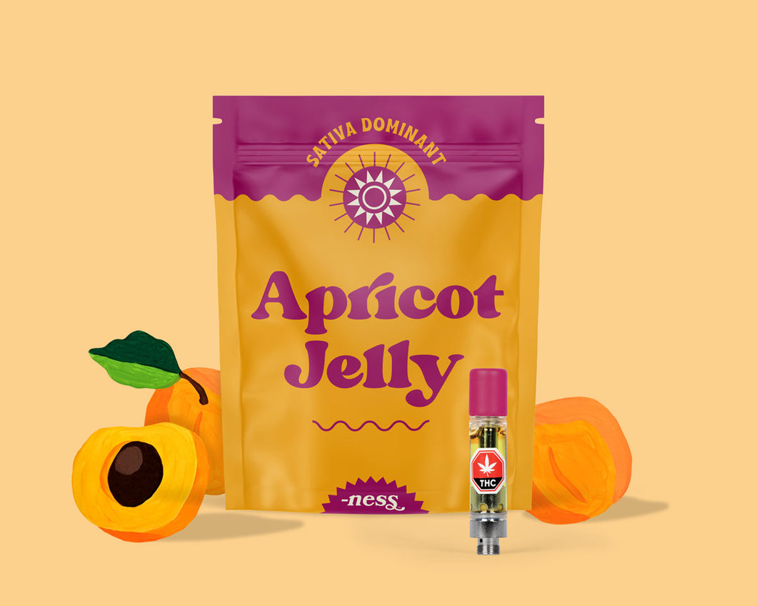 Ness - Apricot Jelly 1g Vape Cart