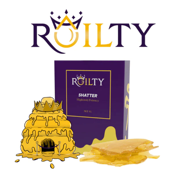 Roilty - Queen Bee Kush Shatter 1G